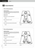 Körper: Grundwissen Körper und Bewegung, Klippert-Methode, Sachunterricht, 1. und 2. Klasse