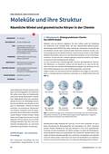 Moleküle und ihre Struktur – Räumliche Winkel und geometrische Körper in der Chemie, Mathematik, 10. Klasse