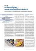 Geräuschdesign – vom Kartoffelchip zur Autotür – Unterrichtsideen zu einem alltagsnahen Anwendungsfeld der Akustik, Physik, 5. bis 13. Klasse
