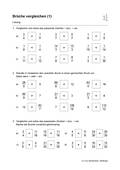 Bruchrechnen, Einführung, Brüche vergleichen, Mathematik, 5. und 6. Klasse