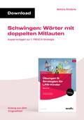Schwingen: Wörter mit doppelten Mitlauten - Kopiervorlagen zur 1. FRESCH-Strategie, Deutsch, 2. bis 4. Klasse