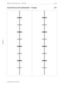 Vom Zahlenstrahl zum Rechenstrich 2: Ausschnitte aus dem Zahlenstrahl, Mathematik, 3. Klasse