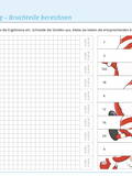 Mathe mit Weihnachtswichteln: Bruchrechnung, Mathematik, 5. und 6. Klasse