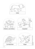 Ausschneidefiguren: Der Karneval der Tiere, Musik, 1. bis 4. Klasse