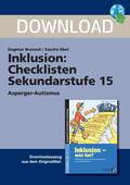 Inklusion: Checklisten Sekundarstufe 15 - Asperger-Autismus, 