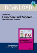 Lauschen und Zuhören-Spielanleitungen, Musik, 1. bis 4. Klasse