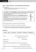 Körper: Gliedmaße, Gelenke, Aufgaben des Körpers, Klippert-Methode, Sachunterricht, 1. und 2. Klasse