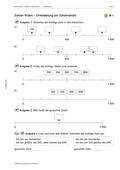 Vom Zahlenstrahl zum Rechenstrich 1: Orientierung am Zahlenstrahl, Mathematik, 3. Klasse