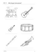 Musik machen, Musikinstrumente kennenlernen, Klang und Klangerzeugung, Musik, 1. bis 4. Klasse