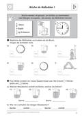 Bruchrechnung, Brüche in Größenangaben, Mathematik, 5. bis 9. Klasse