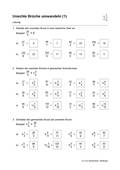 Bruchrechnen, Einführung, unechte Brüche, Mathematik, 5. und 6. Klasse